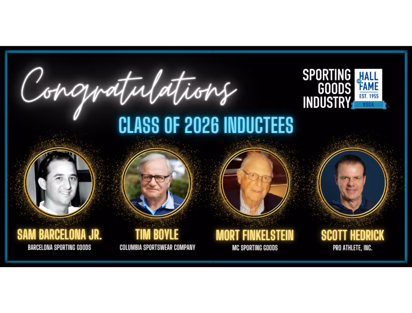The Class of 2026 Inductees to the Sporting Goods Industry Hall of Fame