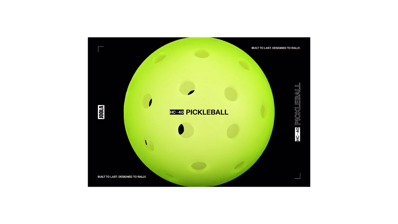 JOOLA HC-40 Named Official Ball of Pickleball Rankings Platform